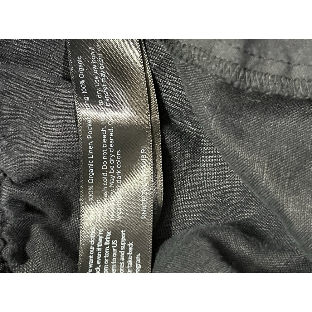 Eileen Fisher Organic Linen Black Shorts Sz 3XL —Stitching Issue - Picture 9 of 9